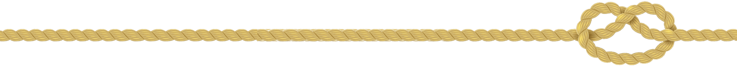 Golden rope with intricate knot design on black background for decoration or nautical theme.